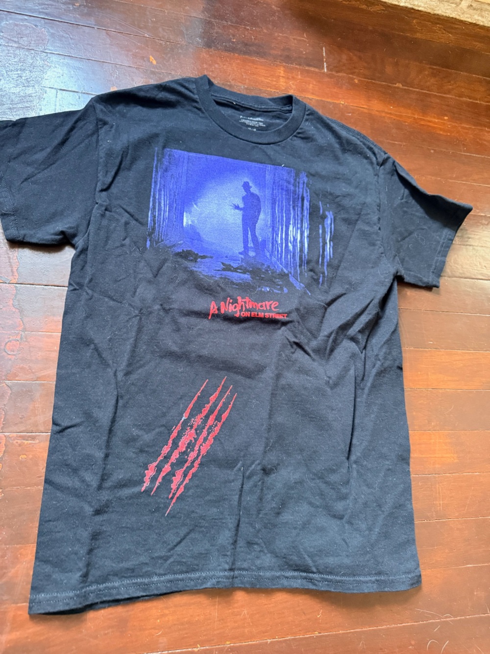 Nightmare On Elm Street Black Short-Sleeve Graphic Tee
